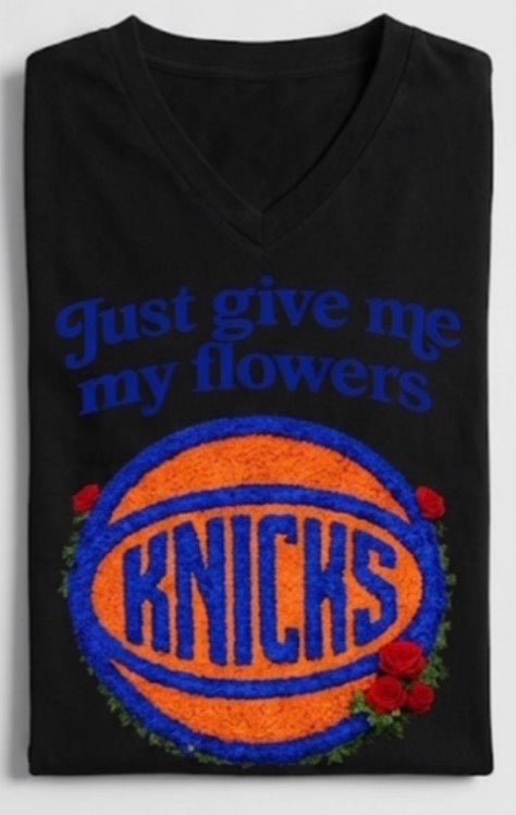 V neck edition “Just give my flowers”