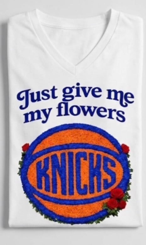 V neck edition “Just give my flowers”
