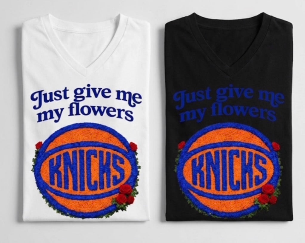 V neck edition “Just give my flowers”